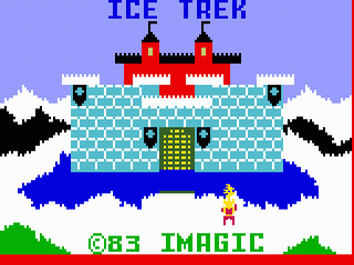 Ice Trek title screen for Intellivision